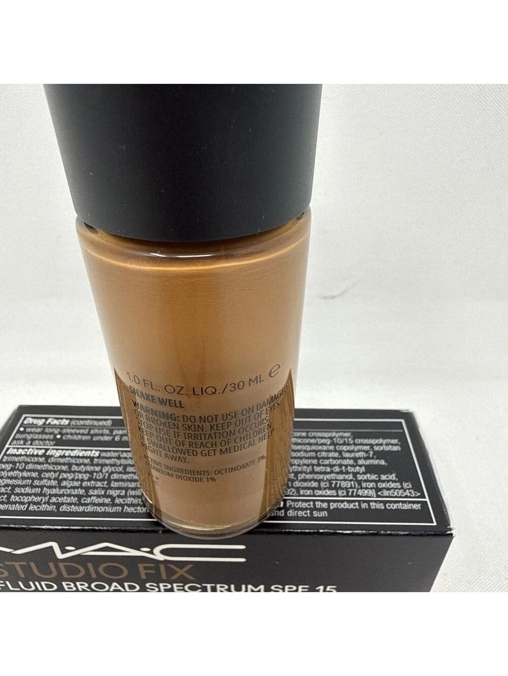 MAC Studio Fix Fluid Broad Spectrum SPF 15 24 Hr Matte Foundation1 oz C55 CJ1